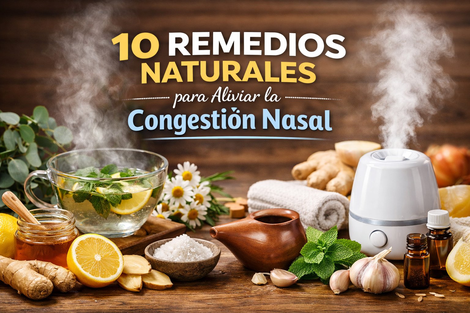 10 remedios naturales y efectivos para aliviar la congestión nasal de forma segura